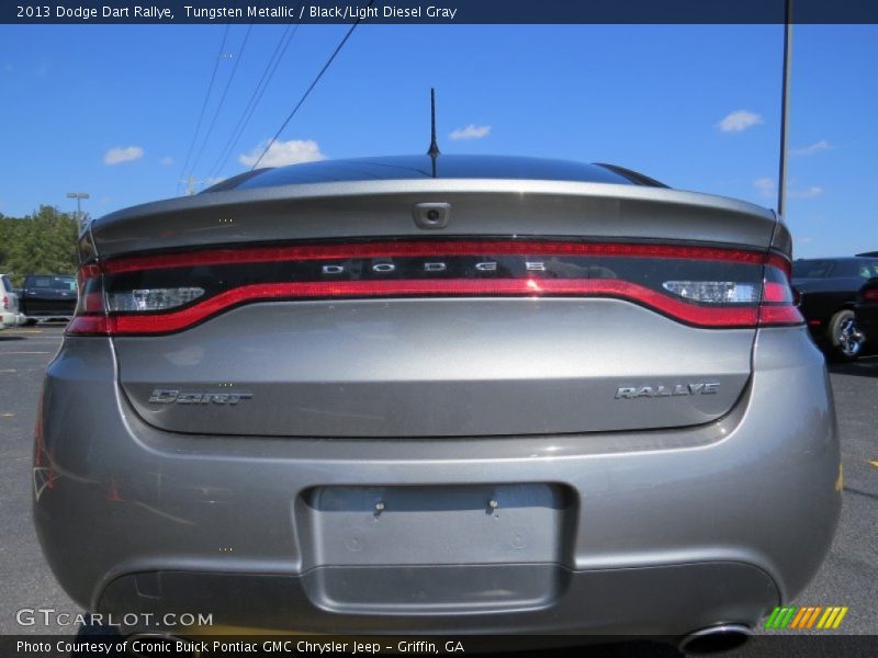 Tungsten Metallic / Black/Light Diesel Gray 2013 Dodge Dart Rallye
