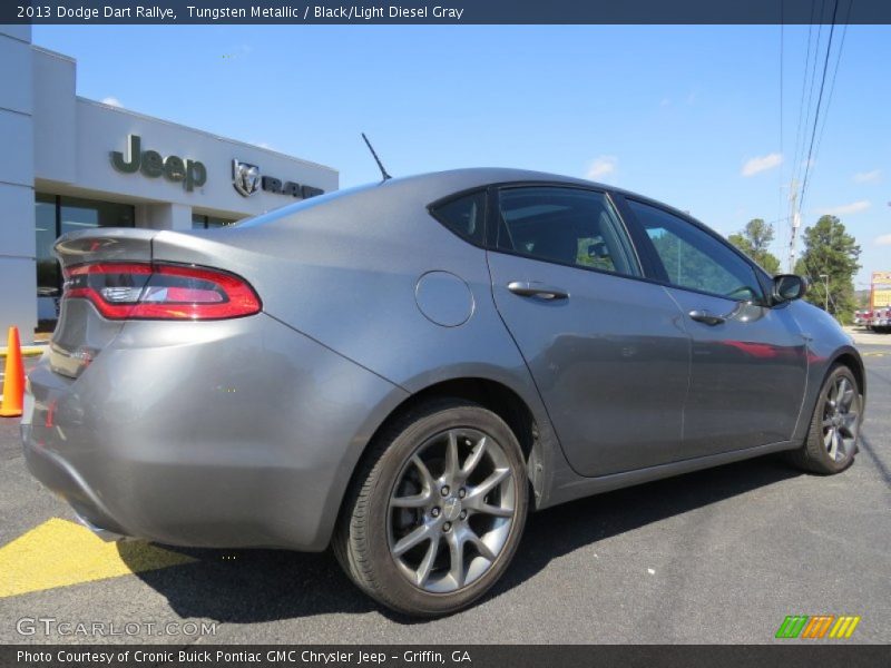 Tungsten Metallic / Black/Light Diesel Gray 2013 Dodge Dart Rallye