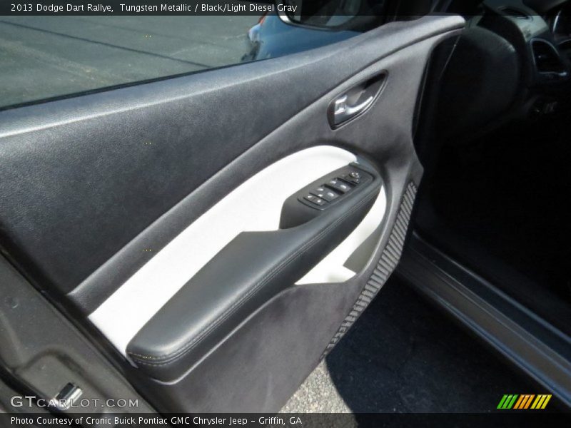 Tungsten Metallic / Black/Light Diesel Gray 2013 Dodge Dart Rallye