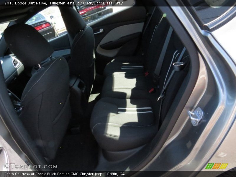 Tungsten Metallic / Black/Light Diesel Gray 2013 Dodge Dart Rallye