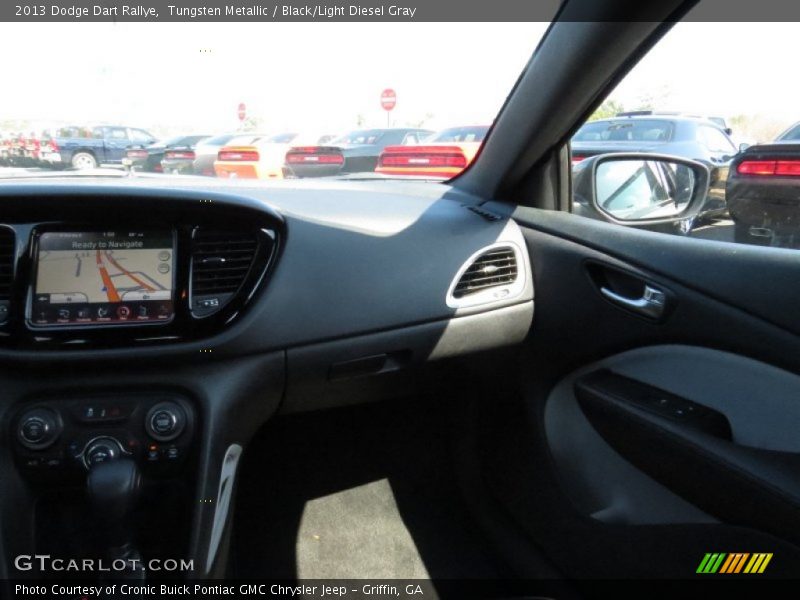 Tungsten Metallic / Black/Light Diesel Gray 2013 Dodge Dart Rallye