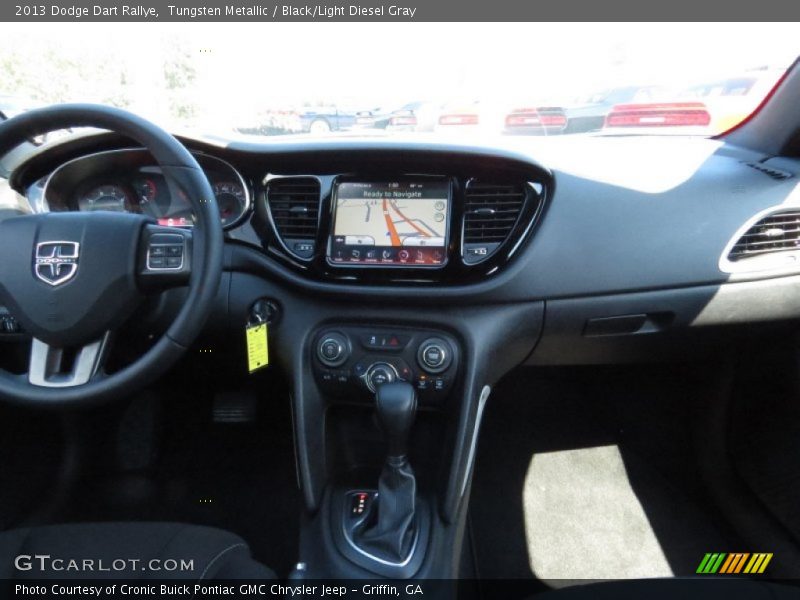Tungsten Metallic / Black/Light Diesel Gray 2013 Dodge Dart Rallye