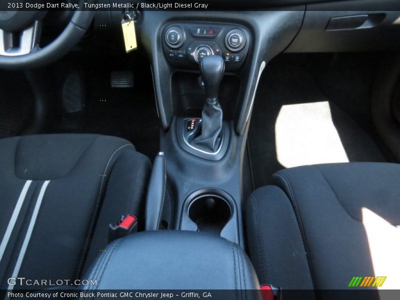 Tungsten Metallic / Black/Light Diesel Gray 2013 Dodge Dart Rallye