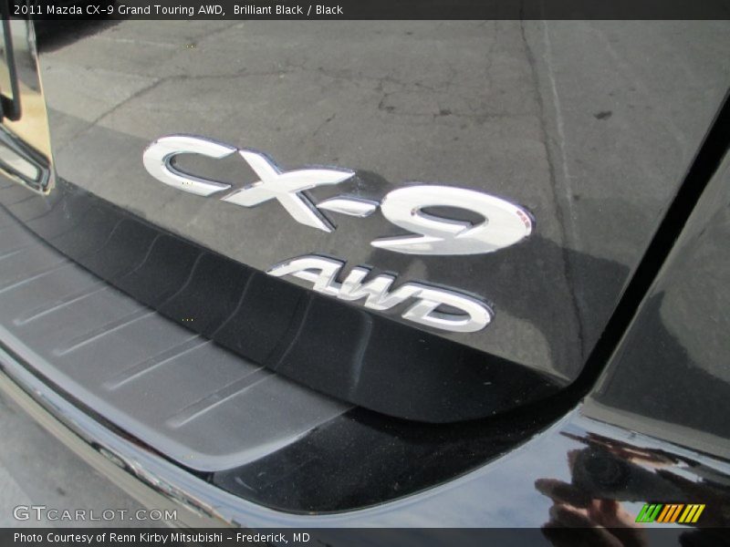 Brilliant Black / Black 2011 Mazda CX-9 Grand Touring AWD