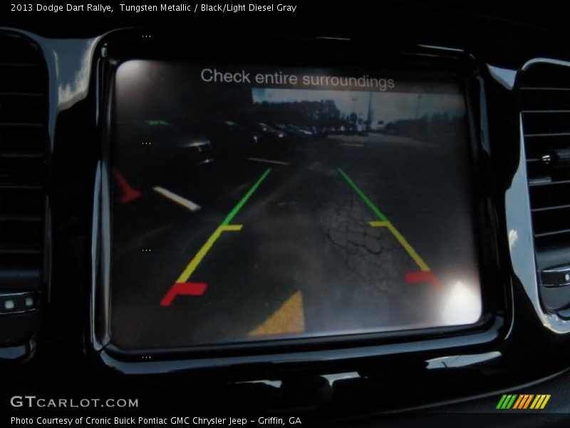 Tungsten Metallic / Black/Light Diesel Gray 2013 Dodge Dart Rallye