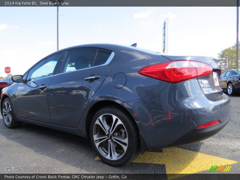 Steel Blue / Gray 2014 Kia Forte EX