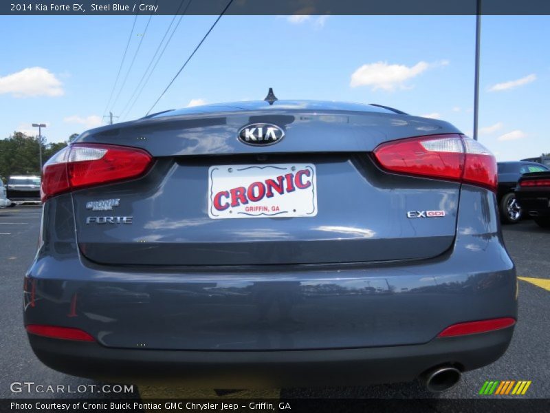 Steel Blue / Gray 2014 Kia Forte EX