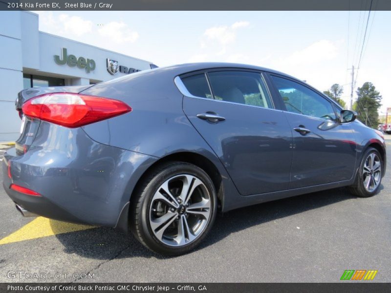 Steel Blue / Gray 2014 Kia Forte EX