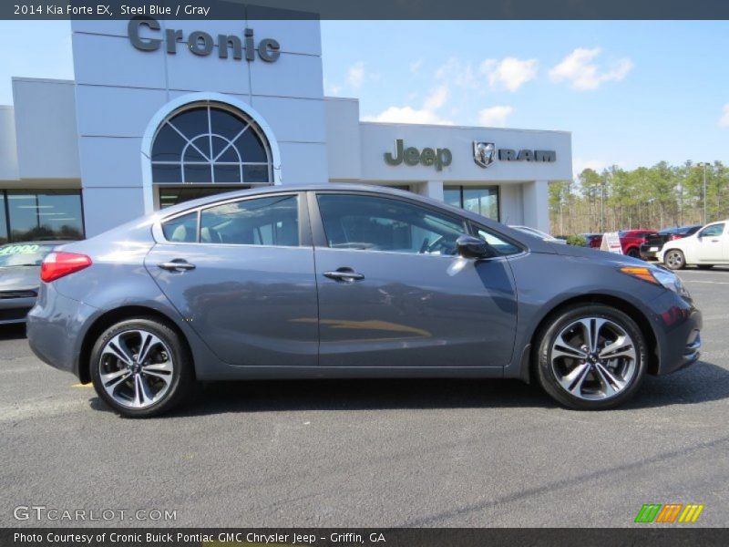 Steel Blue / Gray 2014 Kia Forte EX