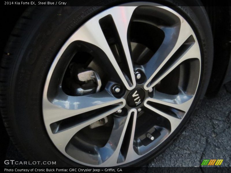 Steel Blue / Gray 2014 Kia Forte EX