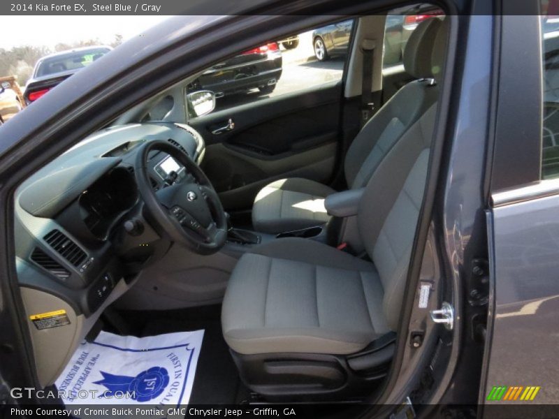Steel Blue / Gray 2014 Kia Forte EX