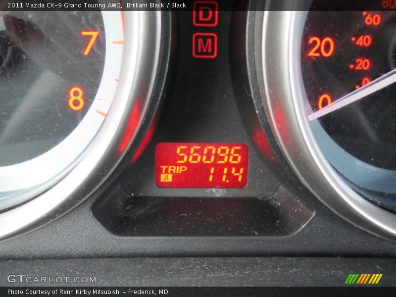 Brilliant Black / Black 2011 Mazda CX-9 Grand Touring AWD