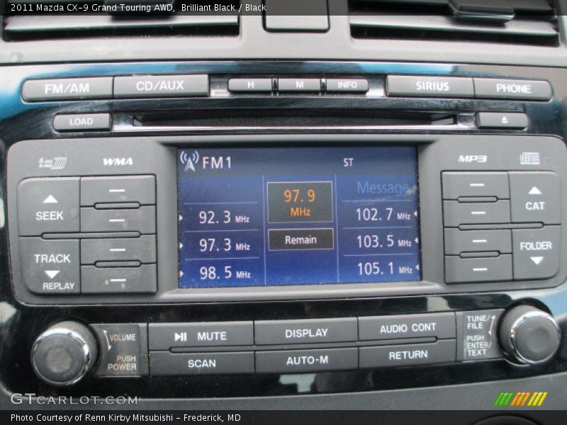 Brilliant Black / Black 2011 Mazda CX-9 Grand Touring AWD