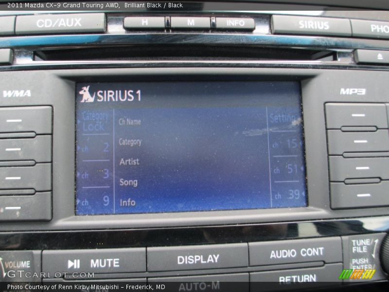 Brilliant Black / Black 2011 Mazda CX-9 Grand Touring AWD