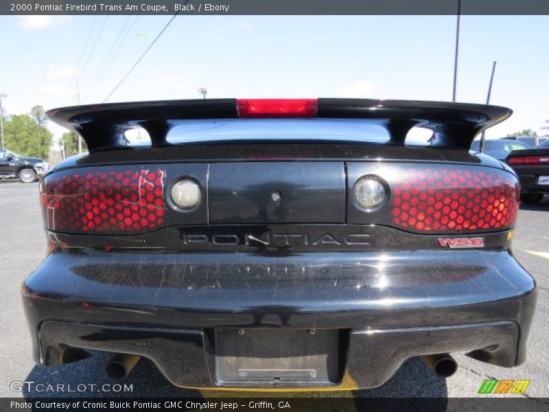 Black / Ebony 2000 Pontiac Firebird Trans Am Coupe