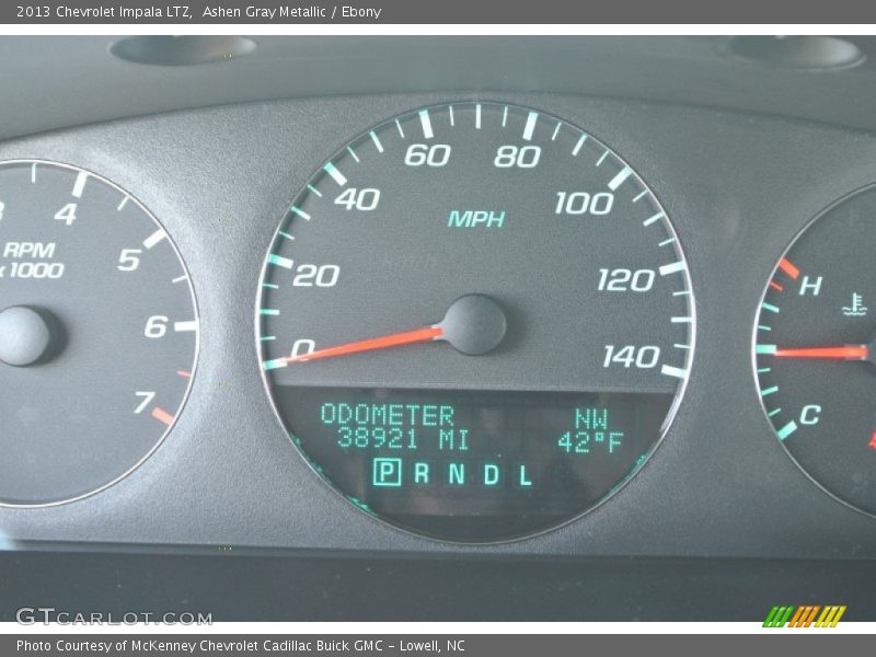Ashen Gray Metallic / Ebony 2013 Chevrolet Impala LTZ