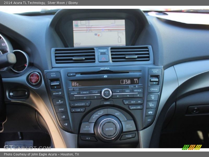 Silver Moon / Ebony 2014 Acura TL Technology