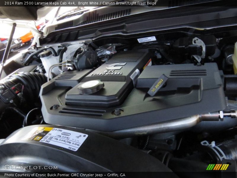  2014 2500 Laramie Mega Cab 4x4 Engine - 6.7 Liter OHV 24-Valve Cummins Turbo-Diesel Inline 6 Cylinder