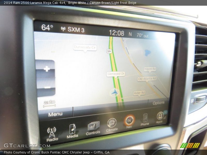 Navigation of 2014 2500 Laramie Mega Cab 4x4