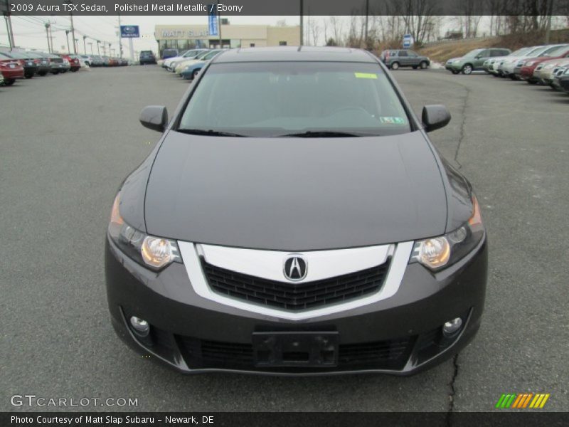 Polished Metal Metallic / Ebony 2009 Acura TSX Sedan