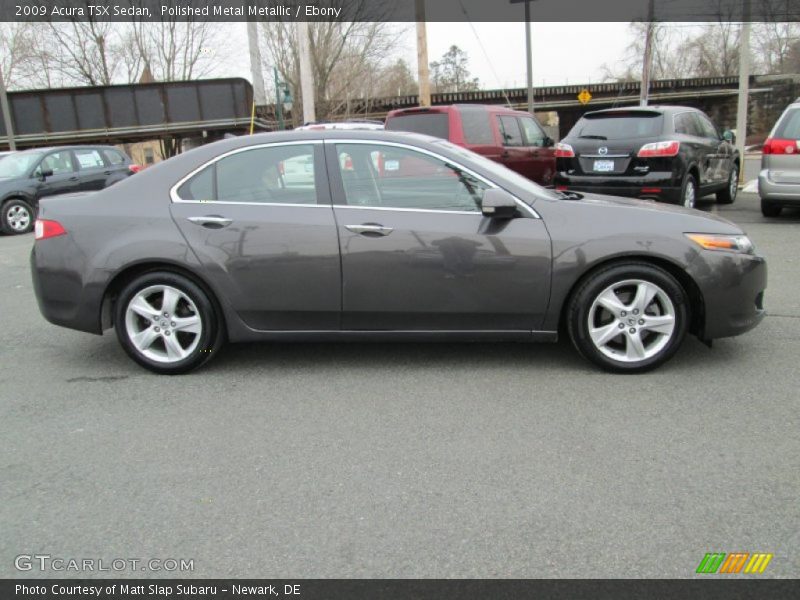 Polished Metal Metallic / Ebony 2009 Acura TSX Sedan