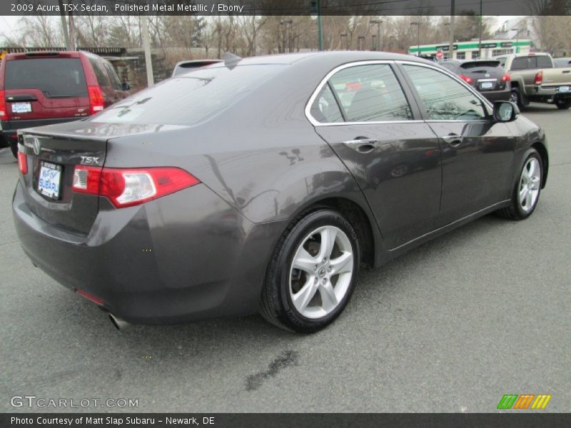 Polished Metal Metallic / Ebony 2009 Acura TSX Sedan