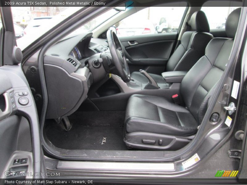 Polished Metal Metallic / Ebony 2009 Acura TSX Sedan