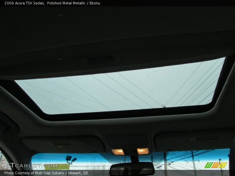 Polished Metal Metallic / Ebony 2009 Acura TSX Sedan