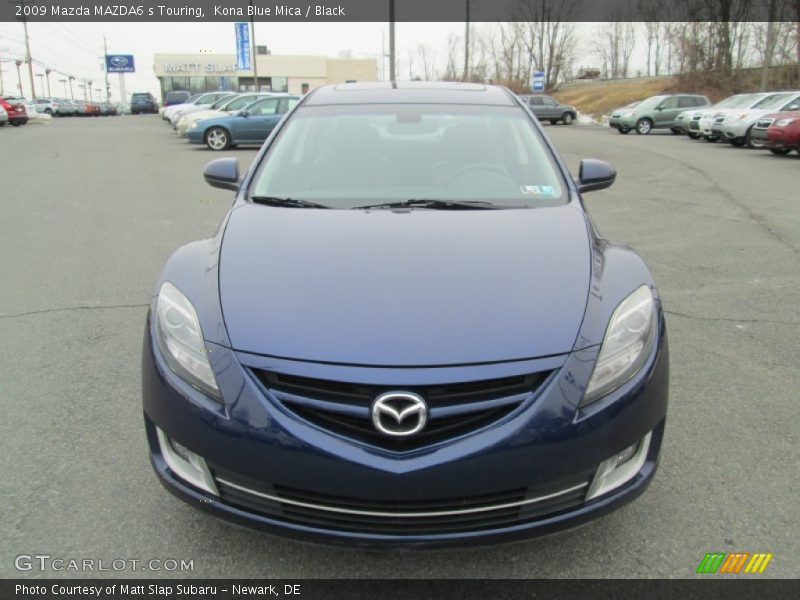 Kona Blue Mica / Black 2009 Mazda MAZDA6 s Touring