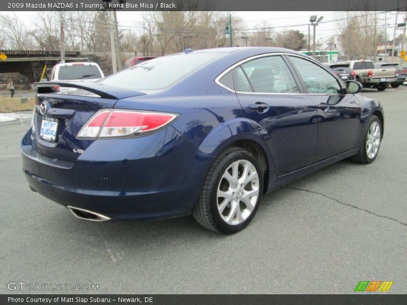 Kona Blue Mica / Black 2009 Mazda MAZDA6 s Touring