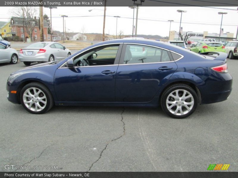 Kona Blue Mica / Black 2009 Mazda MAZDA6 s Touring