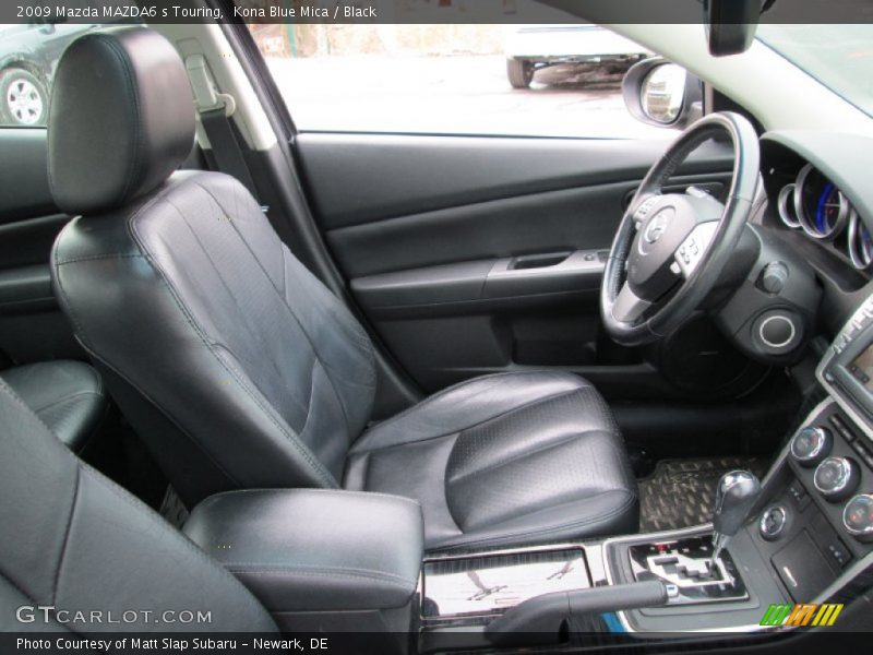 Kona Blue Mica / Black 2009 Mazda MAZDA6 s Touring