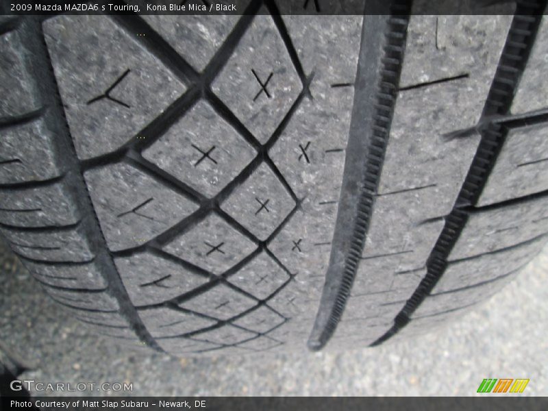 Kona Blue Mica / Black 2009 Mazda MAZDA6 s Touring