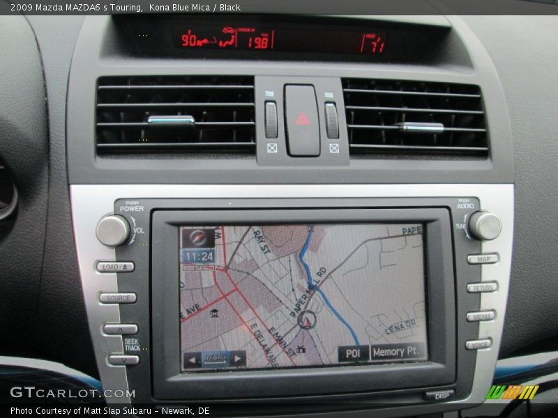 Navigation of 2009 MAZDA6 s Touring