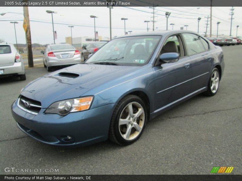 Atlantic Blue Pearl / Taupe 2005 Subaru Legacy 2.5 GT Limited Sedan