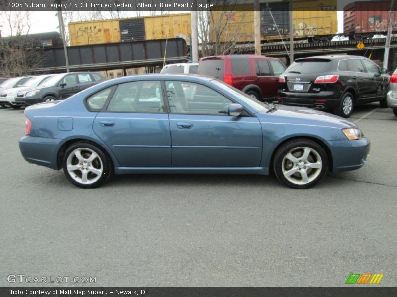 Atlantic Blue Pearl / Taupe 2005 Subaru Legacy 2.5 GT Limited Sedan