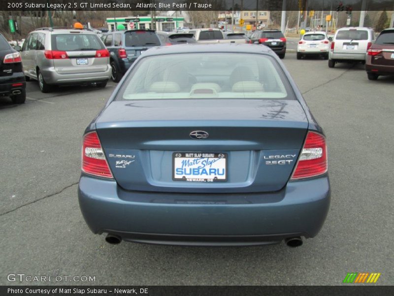 Atlantic Blue Pearl / Taupe 2005 Subaru Legacy 2.5 GT Limited Sedan