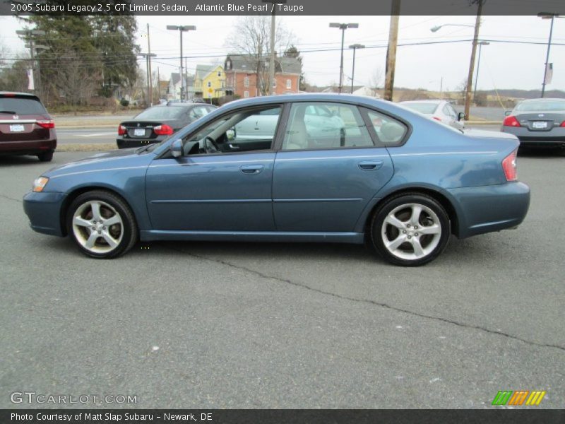 Atlantic Blue Pearl / Taupe 2005 Subaru Legacy 2.5 GT Limited Sedan
