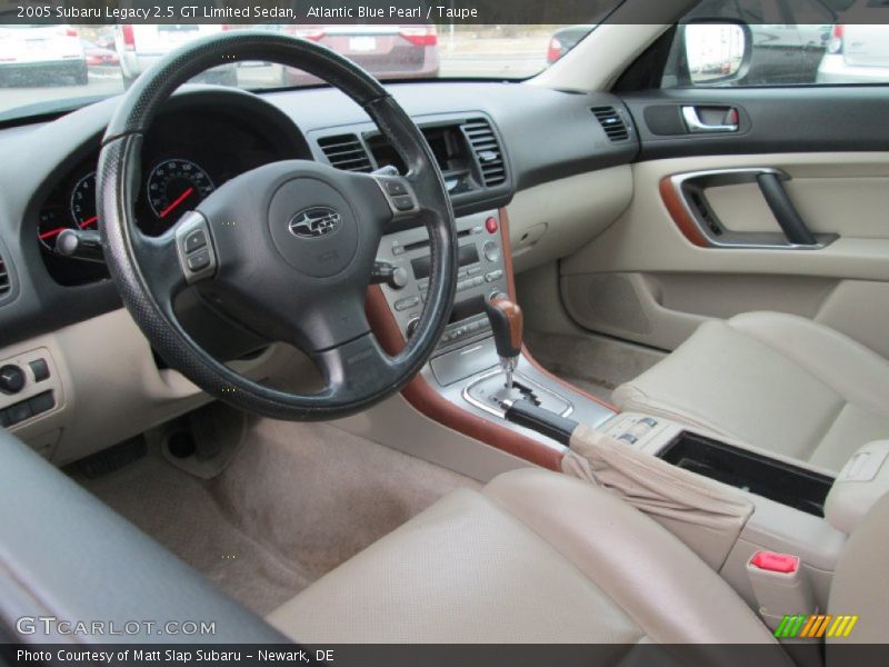 Atlantic Blue Pearl / Taupe 2005 Subaru Legacy 2.5 GT Limited Sedan