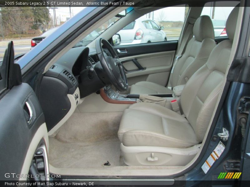 Atlantic Blue Pearl / Taupe 2005 Subaru Legacy 2.5 GT Limited Sedan