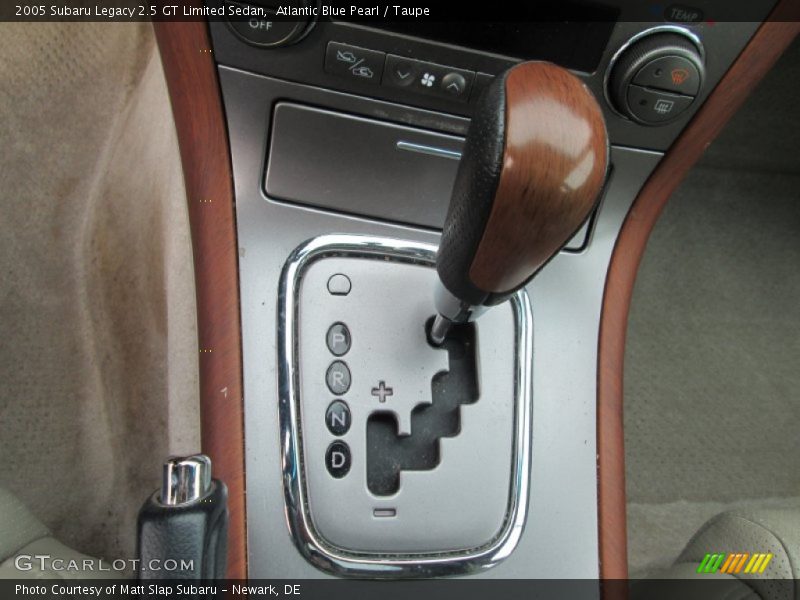 Atlantic Blue Pearl / Taupe 2005 Subaru Legacy 2.5 GT Limited Sedan