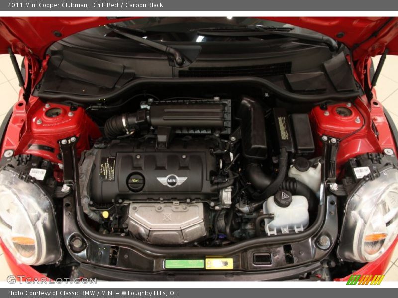 Chili Red / Carbon Black 2011 Mini Cooper Clubman