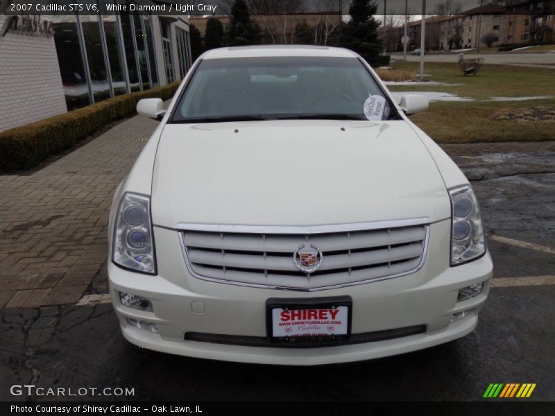 White Diamond / Light Gray 2007 Cadillac STS V6