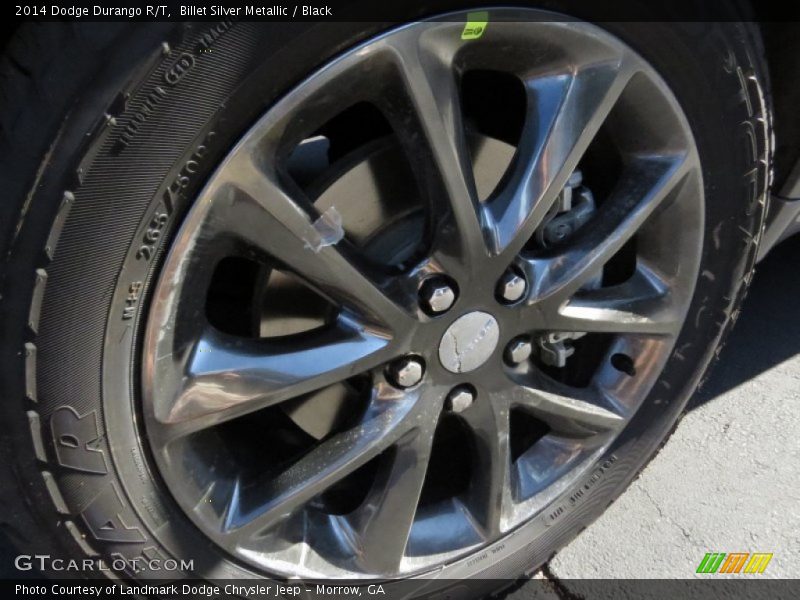 Billet Silver Metallic / Black 2014 Dodge Durango R/T