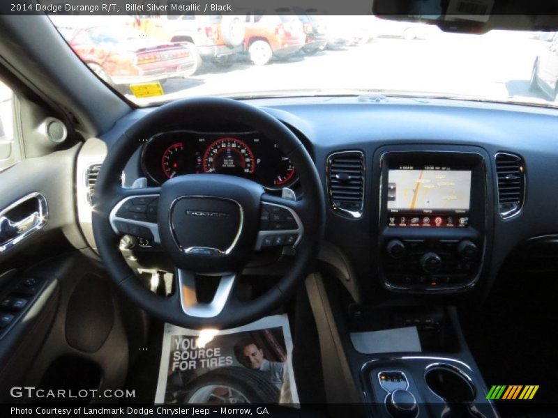 Billet Silver Metallic / Black 2014 Dodge Durango R/T