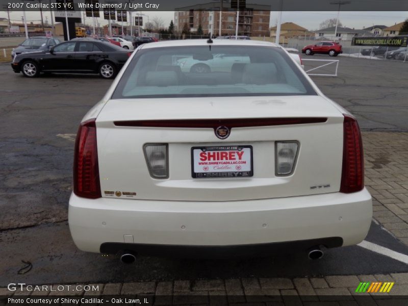 White Diamond / Light Gray 2007 Cadillac STS V6