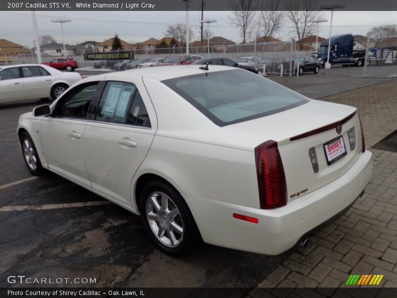 White Diamond / Light Gray 2007 Cadillac STS V6