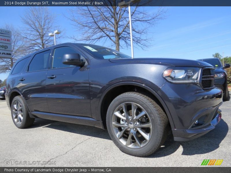 Maximum Steel Metallic / Black 2014 Dodge Durango SXT