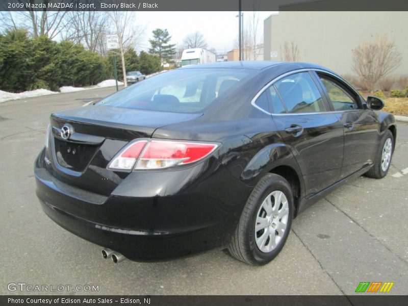 Ebony Black / Black 2009 Mazda MAZDA6 i Sport