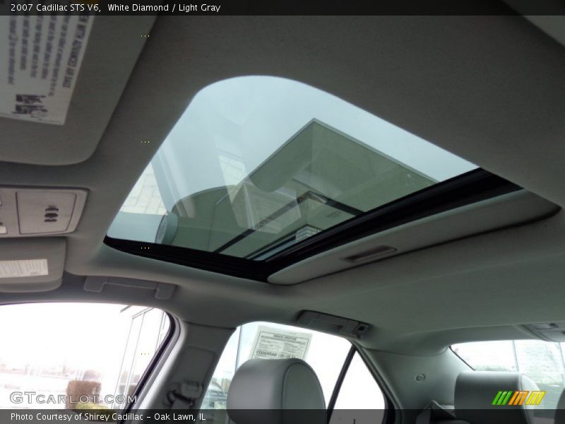 White Diamond / Light Gray 2007 Cadillac STS V6